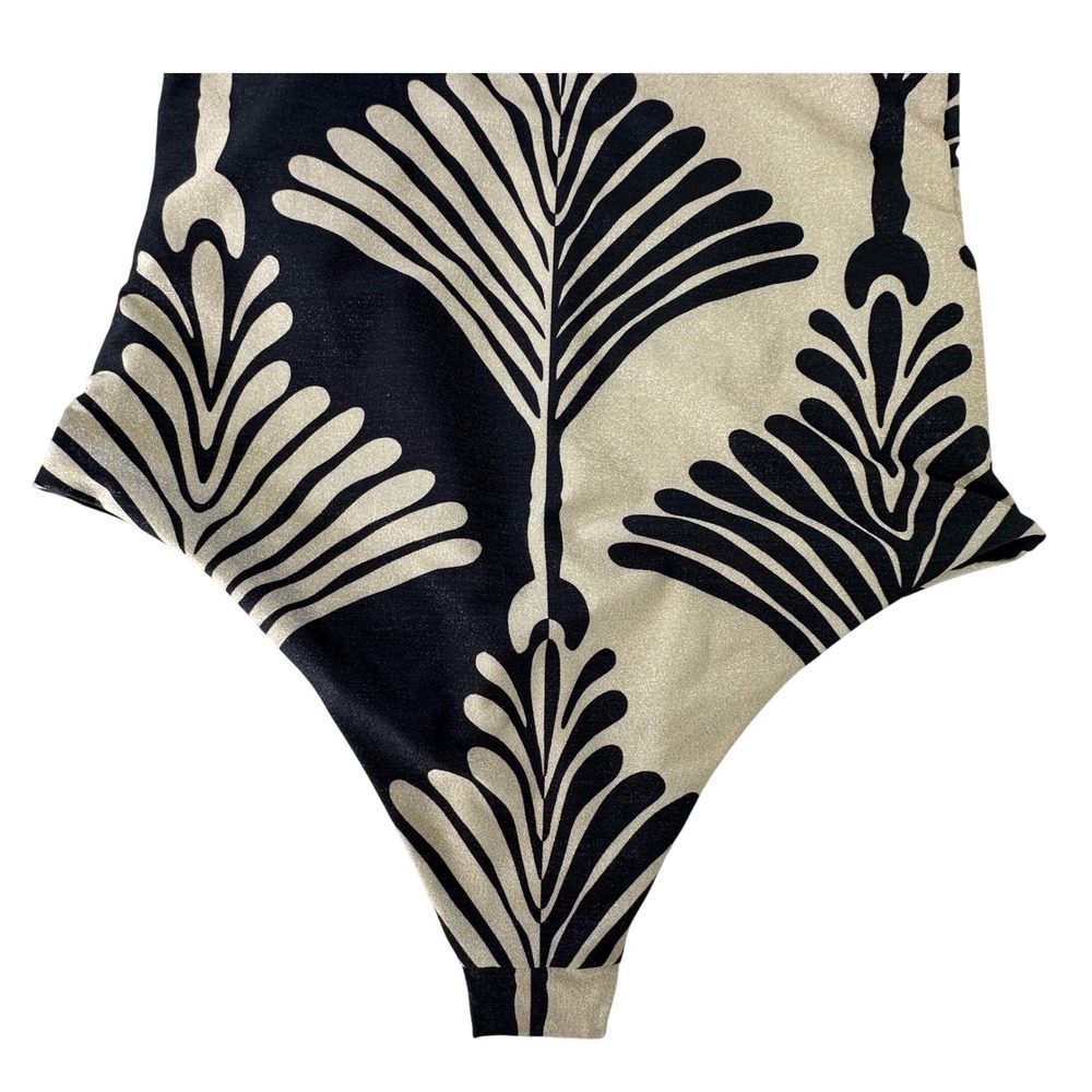 Johanna Ortiz Occasus Solis One Piece Swimsuit Women Large Fans Black Resort NWT - Picture 6 of 15